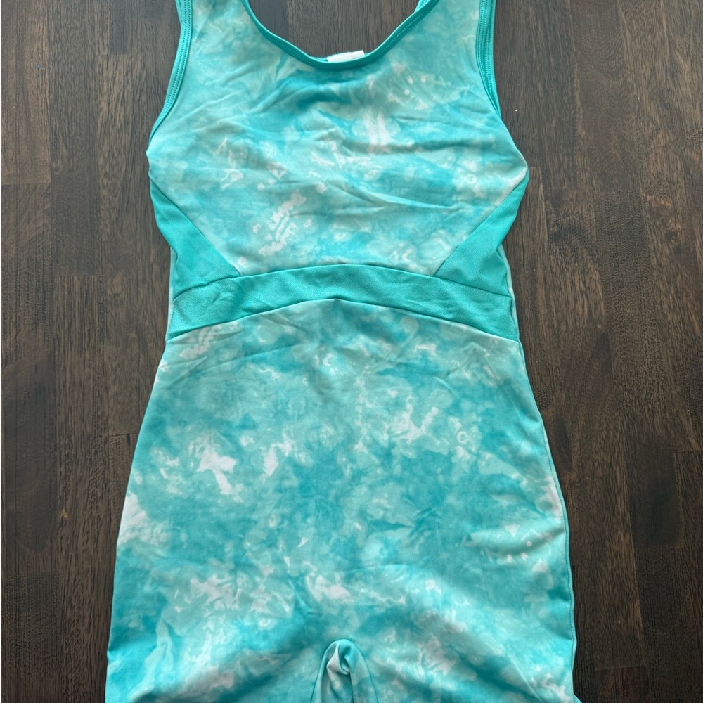 Kids Aqua One Piece Gymnastics